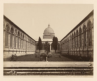 Enrico Van Lint – Pisa. Cintorín (Il Camposanto Monumentale). Vnútorný dvor 
