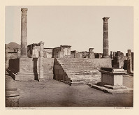 Giorgio Sommer – Pompeje. Apolónov chrám (Tempio di Apollo) 