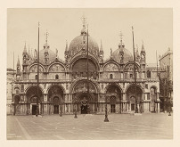 Carlo Naya – Benátky. Bazilica sv. Marka (Basilica di San Marco) 