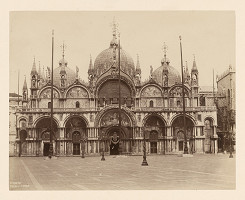 Carlo Naya – Benátky. Bazilica sv. Marka (Basilica di San Marco) 