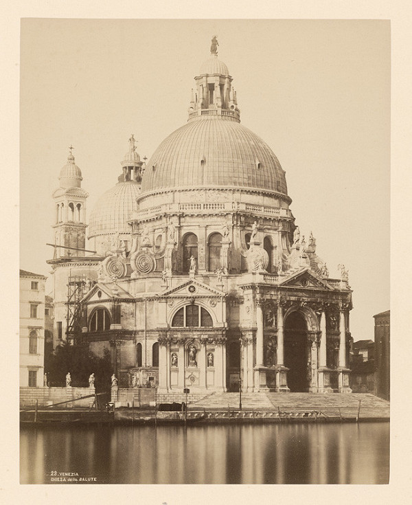 Carlo Naya – Benátky. Chrám di Santa Maria della Salute (Basilica di Santa Maria della Salute)