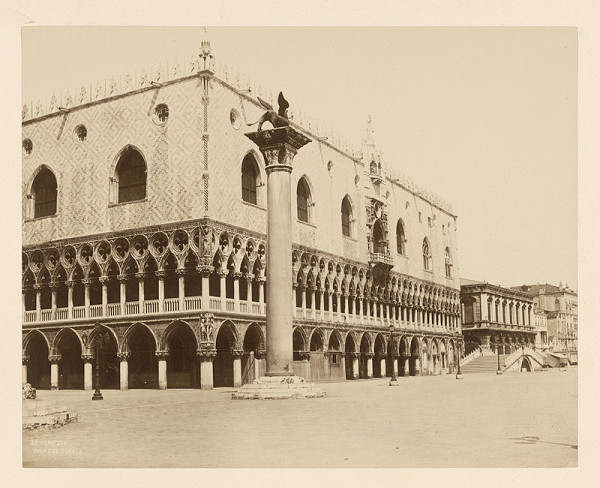 Neznámy autor – Benátky. Dóžovský palác (Palazzo Ducale)