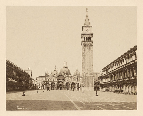 Carlo Ponti – Benátky. Námestie sv. Marka (Piazza San Marco)