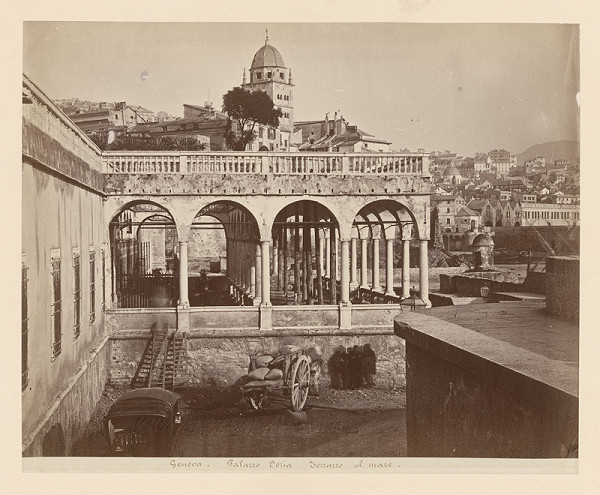 Neznámy autor – Janov. Palác Doria (Palazzo Doria). Terasa pri mori 