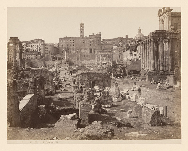 Neznámy autor – Rím. Forum Romanum (Foro Romano) 