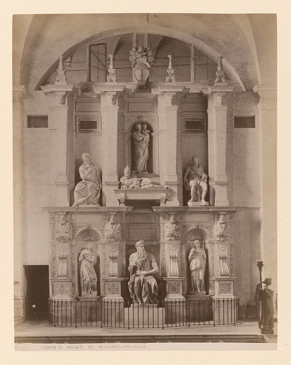 Neznámy autor – Rím. Mojžíš. Náhrobok Júlia II. (Mosè, Tomba di Giulio II.)