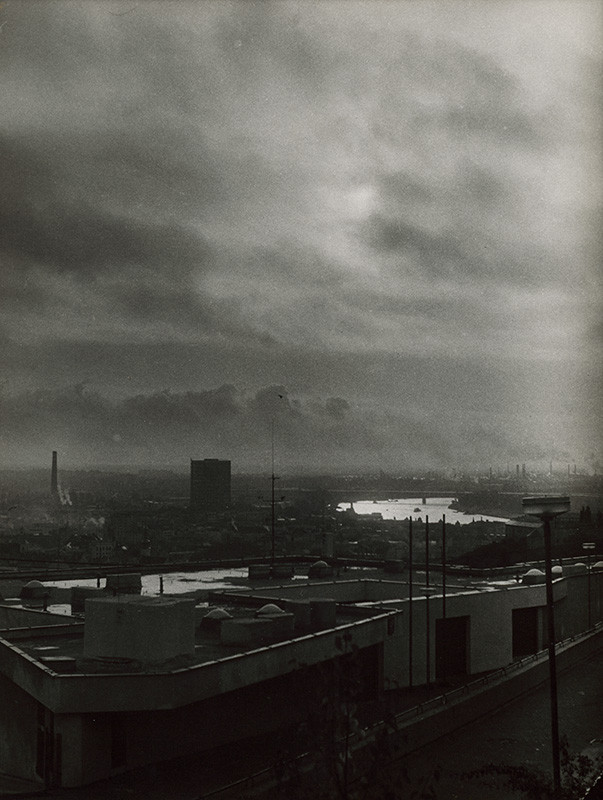 Pavol Breier st. – Bratislava, Panoráma pod mrakmi, 1980 – 1990, Slovenská národná galéria 