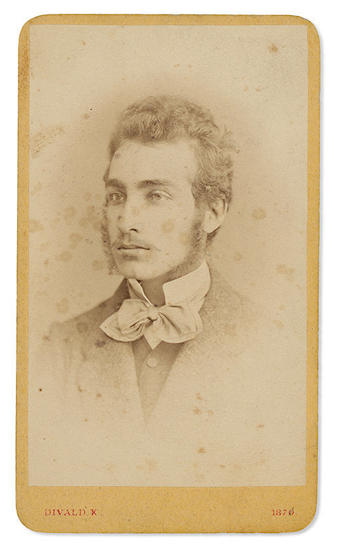 Károly Divald – Portrét Arpáda Báno 