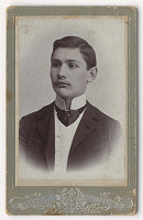 Alajos Baker – Portrét muža s vysokým golierom 