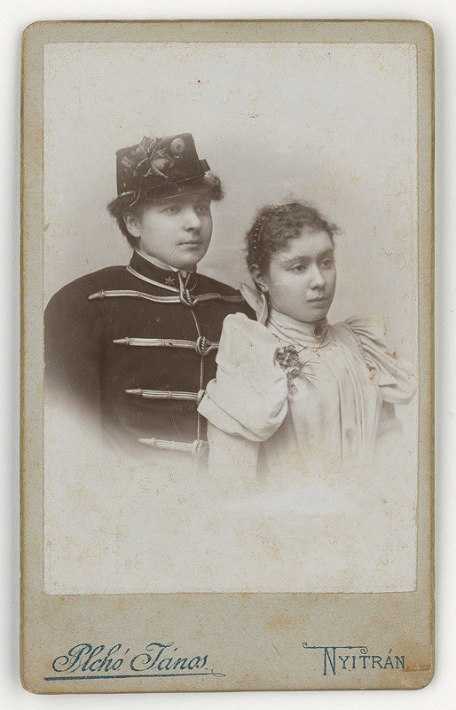 János Plcho – Portrét vojaka Alberta Szolötkyho a mladej ženy Miczi Petrovzskej 