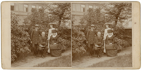 Neznámy autor – Rodina priateľa Karla Velkoborského 