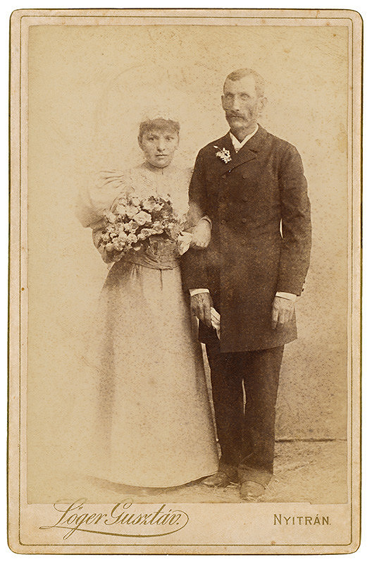 Gusztáv Löger – Svadobný portrét 