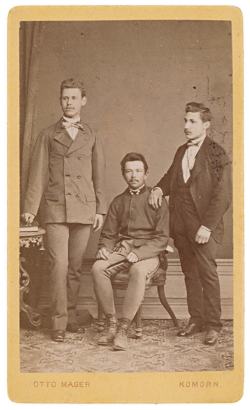 Otto Mager – Skupinový portrét troch mužov 