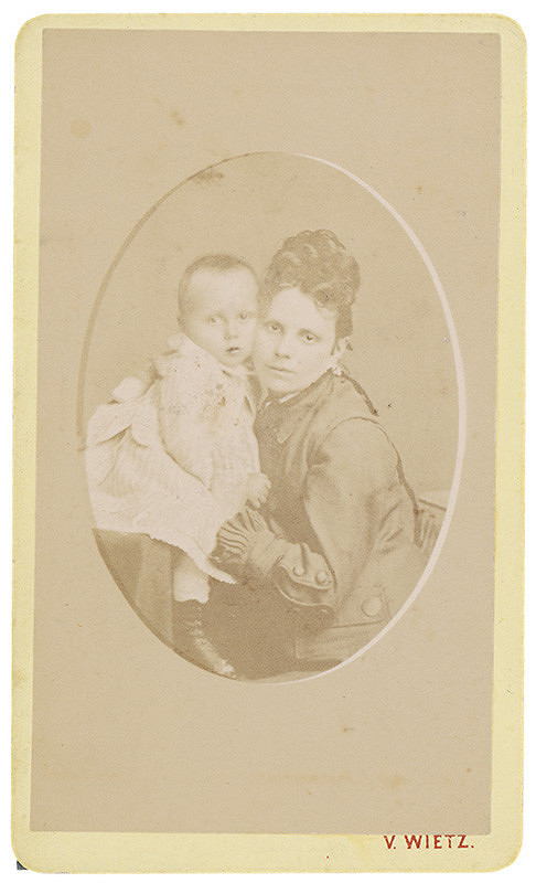 Viliam Wietz – Portrét ženy s dieťaťom 