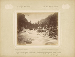 Károly Divald – Sútok Malého a Veľkého Studeného potoka 