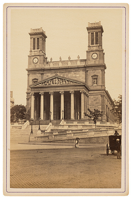 Ziegler & Cie. Éditeur – Paríž. Kostol sv. Vincenta-de-Paula ( Saint-Vincent-de-Paul) 
