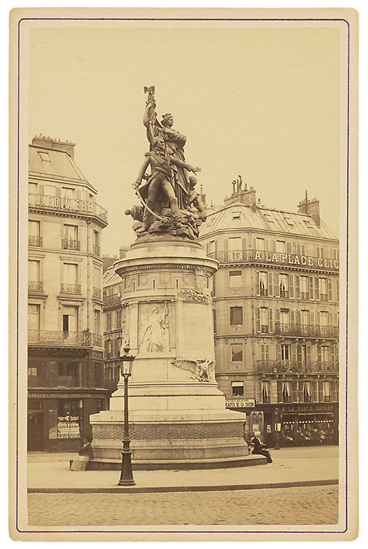 Ziegler & Cie. Éditeur – Paríž. Pamätník maršála Monceyho (Monument du maréchal Moncey) 