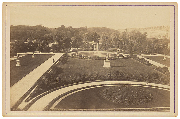 Ziegler & Cie. Éditeur – Paríž. Tuilerijské záhrady (Jardin des Tuilleries) 