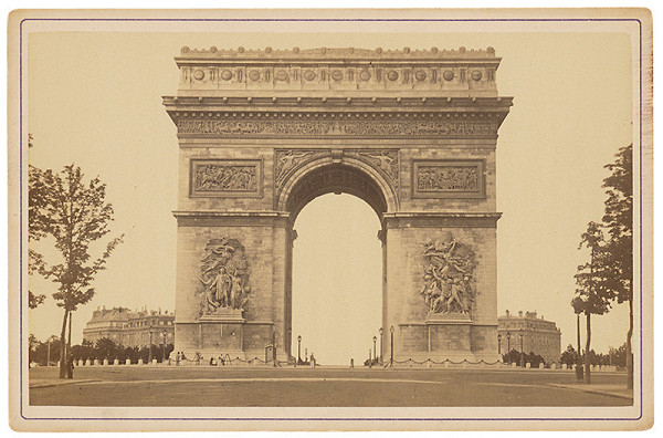 Ziegler & Cie. Éditeur – Paríž. Víťazný oblúk (Arc de Triomphe)  