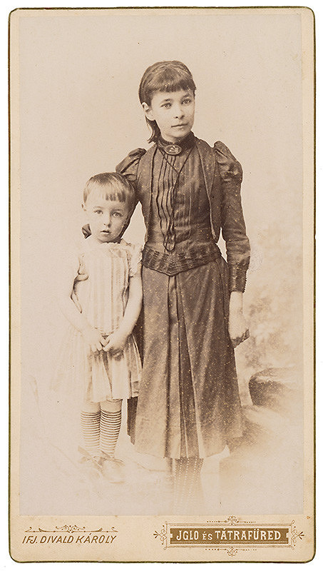 Károly Divald ml. – Portrét dvoch detí 