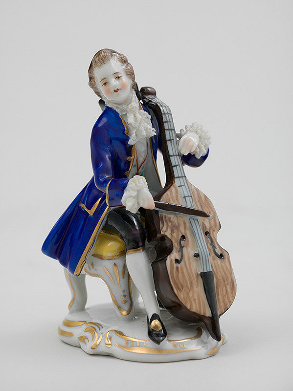 Paríž Manufaktúra Bourdois & Bloch – Čelista 