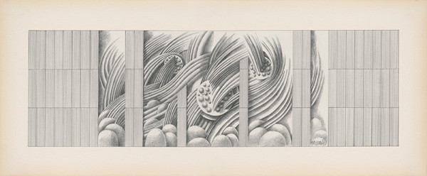 Juraj Marth – Návrh na keramický reliéf pre Liečebný dom Veľká Fatra v Turčianskych Tepliciach 