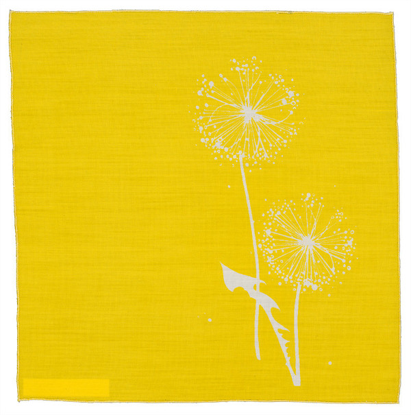 Slávka Pecháčková – Obrúsok s motívom „Púpava“ (žltý) 