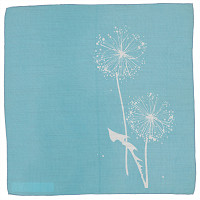 Slávka Pecháčková – Obrúsok s motívom „Púpava“ (bledomodrý) 