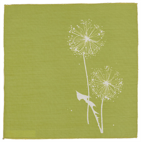 Slávka Pecháčková – Obrúsok s motívom „Púpava“ (zelený) 