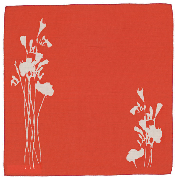 Slávka Pecháčková – Obrúsok s motívom „Nevädza“ (červený) 