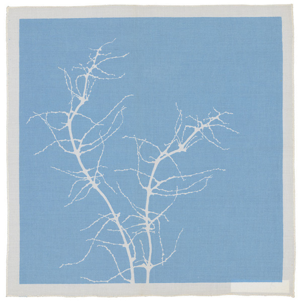 Slávka Pecháčková – Obrúsok s motívom „Halúzka“ (modrý) 