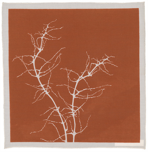 Slávka Pecháčková – Obrúsok s motívom „Halúzka“ (hnedý) 