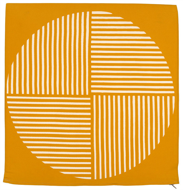 Slávka Pecháčková – Vankúšová obliečka s motívom „Línie“ (hnedá) 