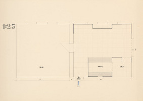 Viktor Holešťák-Holubár – Výstava ÚĽUV Východná ´84. Pastierske umenie. Pôdorys. M 1:25 