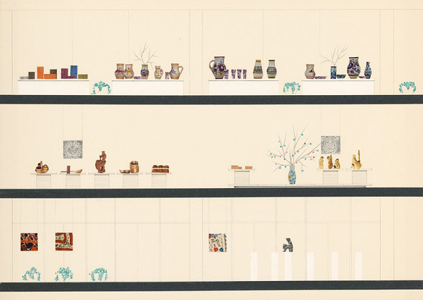 Viktor Holešťák-Holubár – Výstava ÚĽUV. ČS rozhlas. Bratislava. Pohľady. M 1:25 