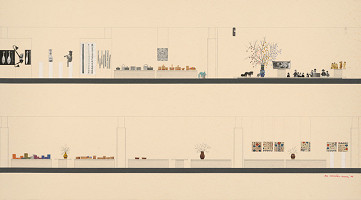 Viktor Holešťák-Holubár – Výstava ÚĽUV Bratislava´88. Pohľady-2.časť. M 1:25 