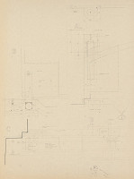 Viktor Holešťák-Holubár – Brána pre objekt OPS Nitra. A, B, C, D. Návrh - pôdorys, detaily.  