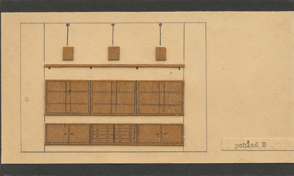 Viktor Holešťák-Holubár – ÚĽUV ČSR. Predajňa Slovenská izba, Bratislava. Pohľad B 