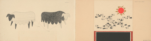 Viktor Holešťák-Holubár – ÚĽUV ČSR. Predajňa Slovenská izba, Bratislava. Návrh na nástenný reliéf