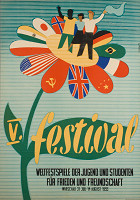 István Czeglédi – V. festival. Weltfestspiele der Jugend und Studenten. Für Frieden und Freundschaft  