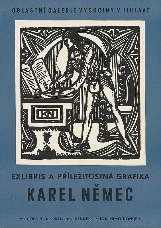 Moravský autor – Ex libris a príležitostná grafika - Karel Nemec 