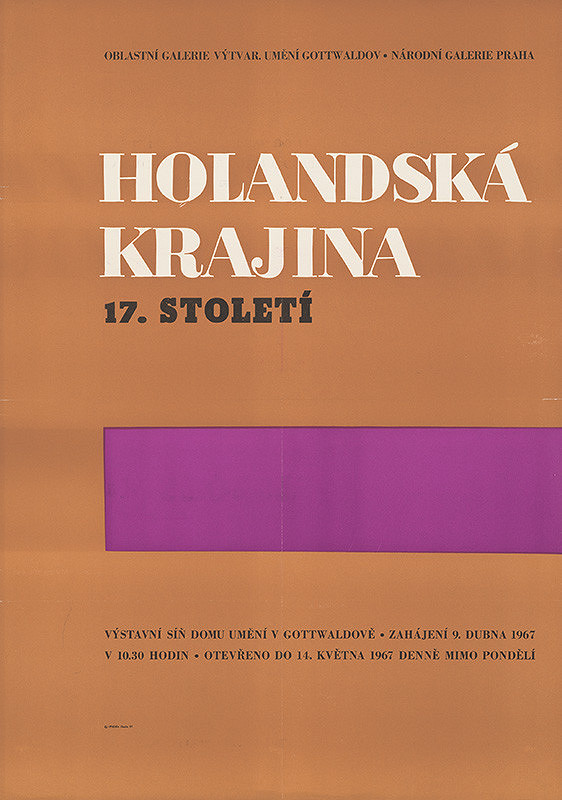 Moravský autor – Holandská krajina 17. století 