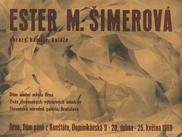 Slovenský autor – Ester M. Šimerová - obrazy, kameje, koláže 
