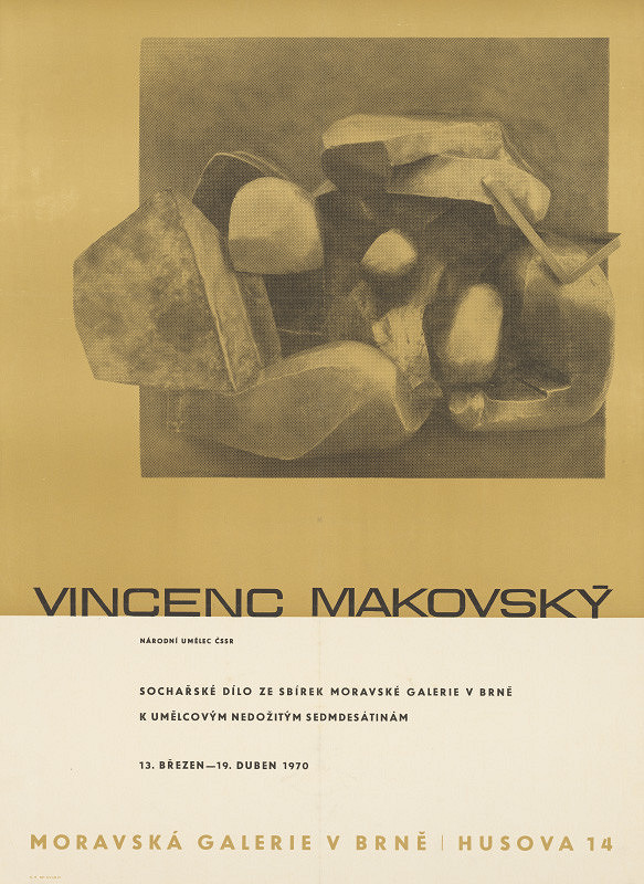 Moravský autor – Vincenc Makovský - soch. dílo ze zbírek Moravské galerie Brno 
