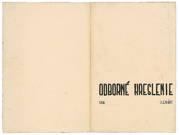 Martin Brezina – Odborné kreslenie (prebal na kresby)