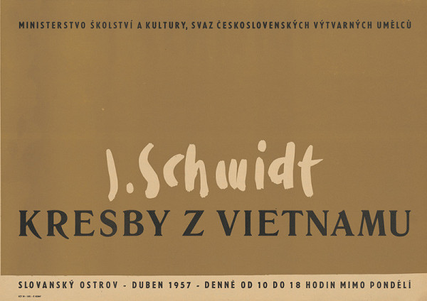 Český autor – Kresby z Vietnamu - J.Schmidt 
