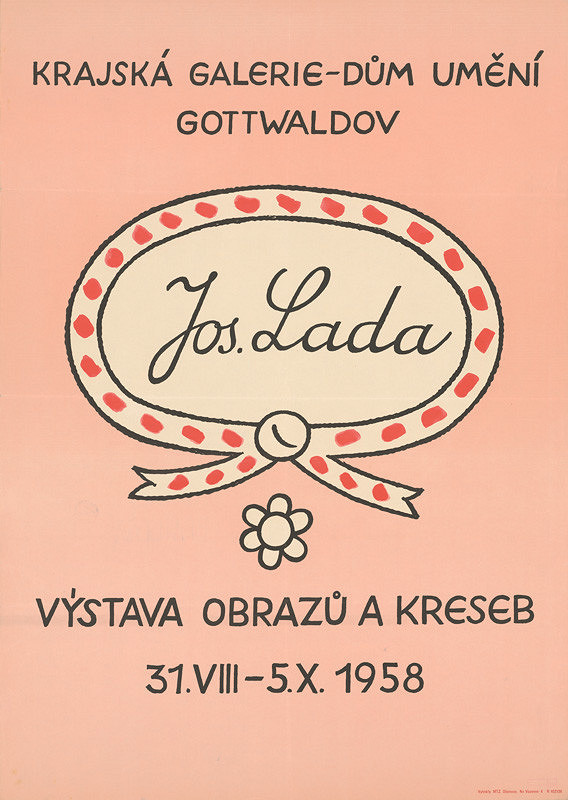 Moravský autor – Výstava obrazov a kresieb Jozef Lada 