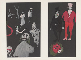 Aleš Votava – Gluck Christoph Willibald: Orfeus a Eurydika - Škice ku kostýmom Fúrií 