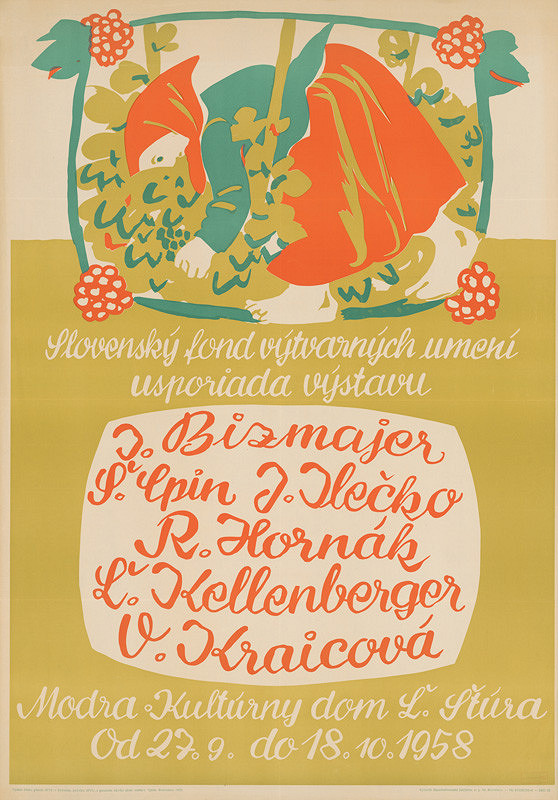 Štefan Cpin – Výstava - Bizmayer, Cpin, Ilečko, Horňák, Kraicová, Kellenberger 