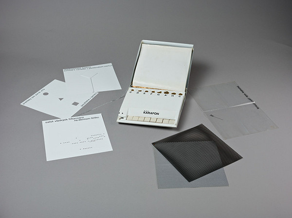 Ivan Štěpán – Bibliophile edition of exhibition catalogue for Poly-Muse Space/Sound Object Carafon 